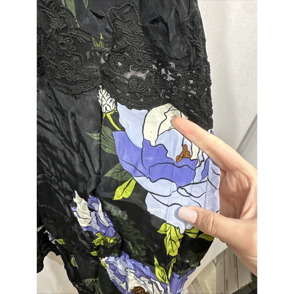NWD $298 FARM RIO [ Large ] Soft‎ Garden Soft Garden Lace Maxi Dress black U1681 - Picture 16 of 16